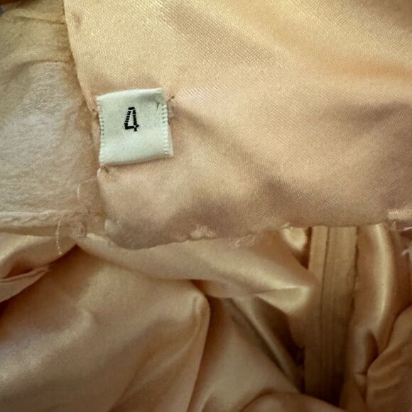 Sherri Hill (SIZE 4) Blush Pink Bedazzled 2-Pc Skirt Crop Dress - Picture 13 of 13